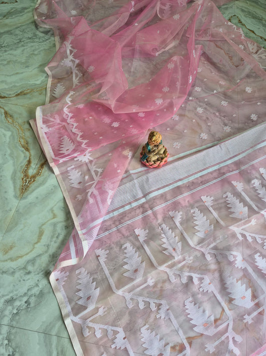 Reshma silk jamdani saree