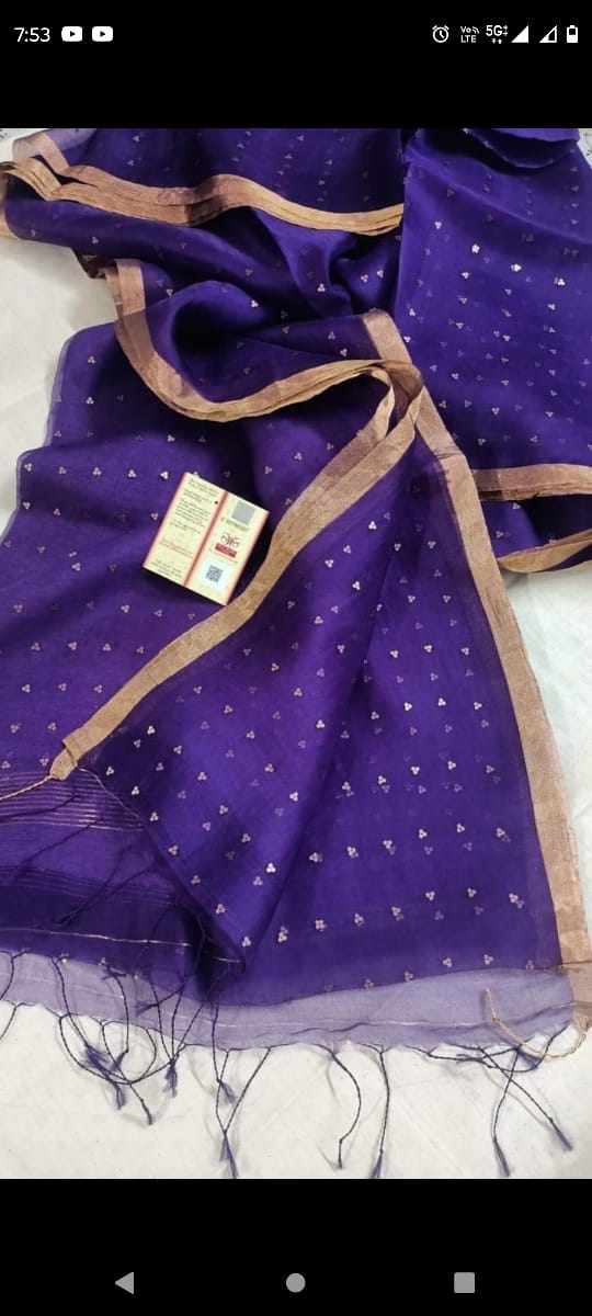 Muslin silk sarees