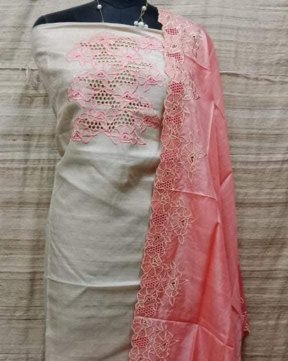 Tussar silk suits