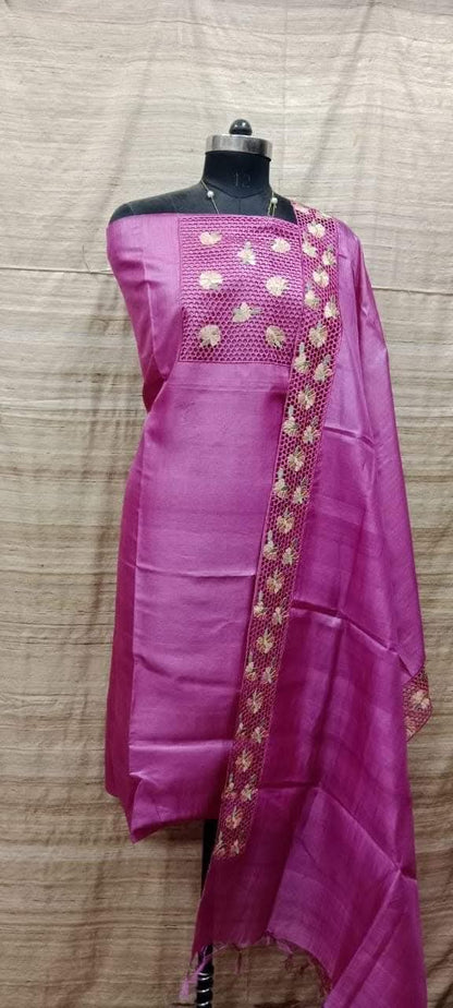 Tussar silk suits