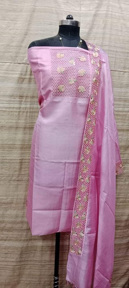 Tussar silk suits