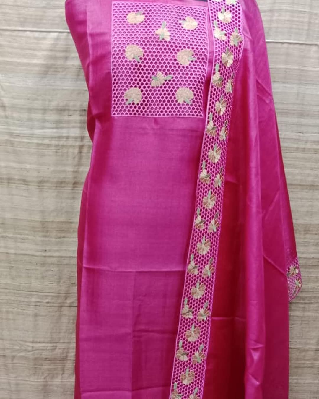 Tussar silk suits