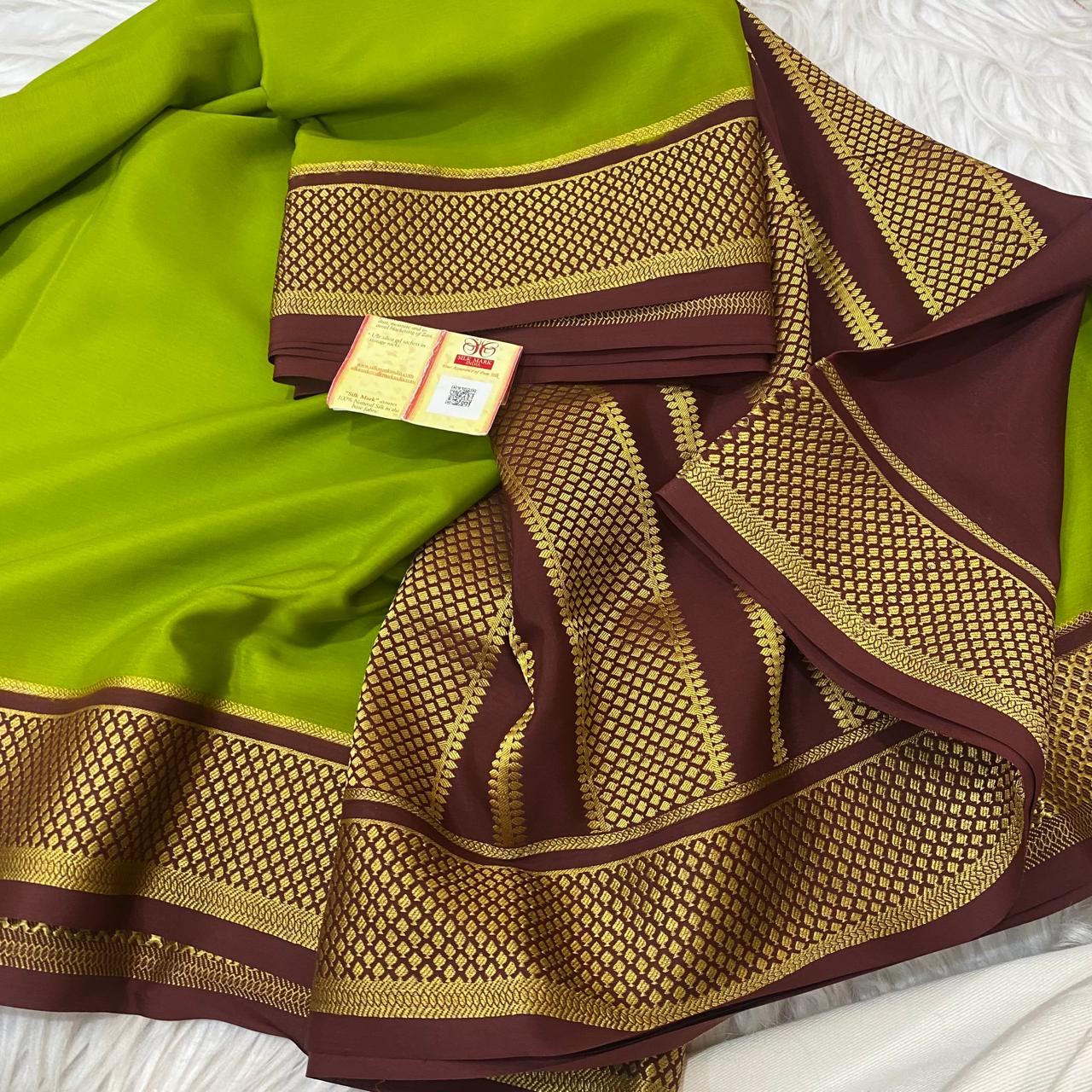 Pure mysore crepe silk