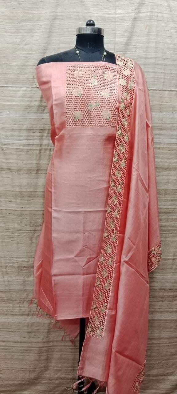 Tussar silk suits