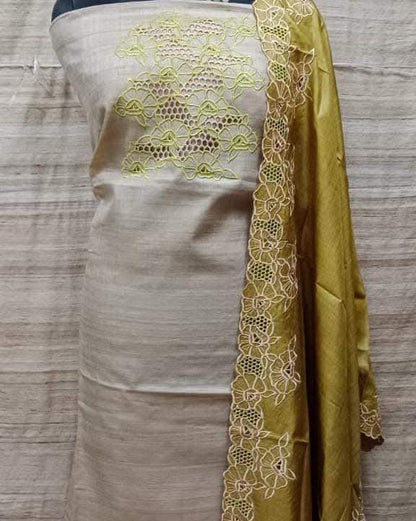 Tussar silk suits