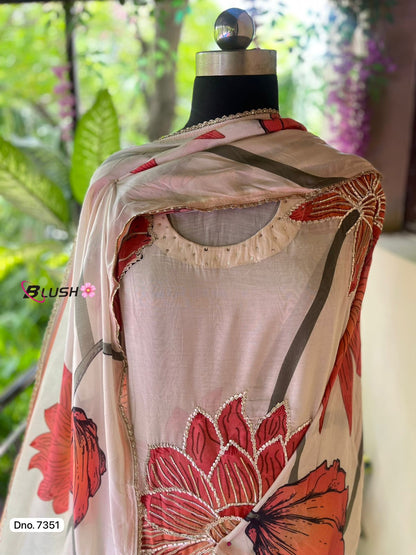 Unstiched dress materials