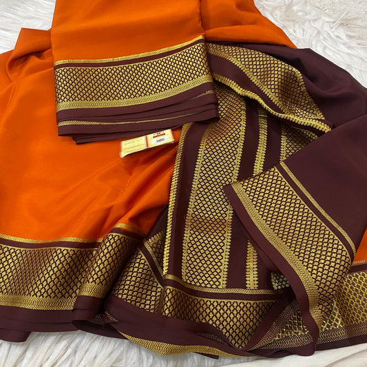 Pure mysore crepe silk