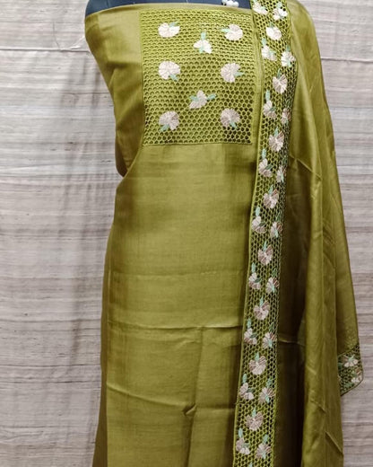 Tussar silk suits