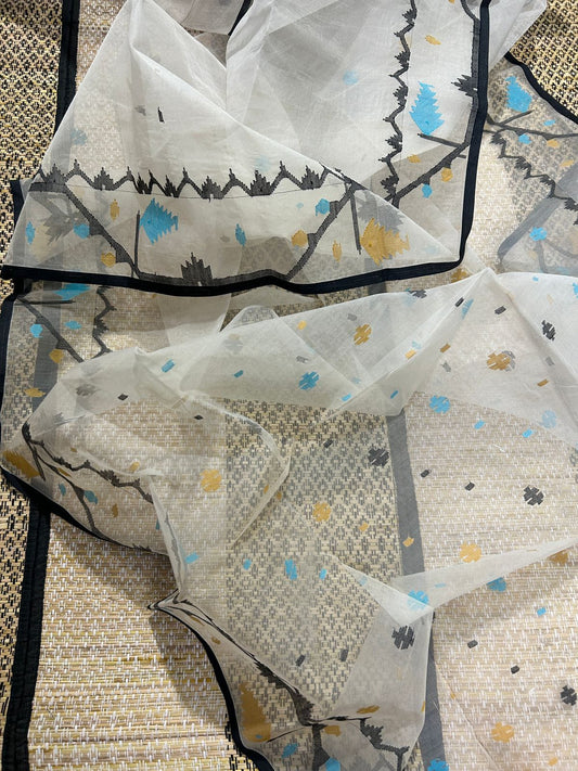 Reshma silk jamdani saree