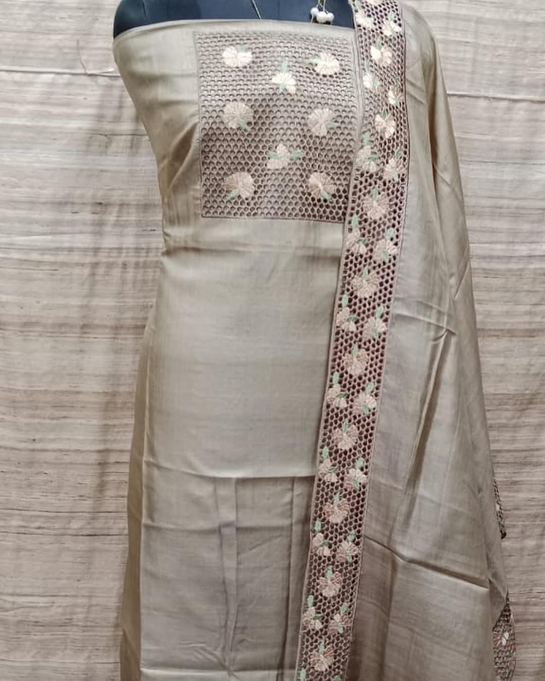 Tussar silk suits