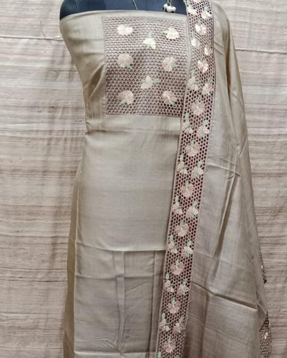Tussar silk suits