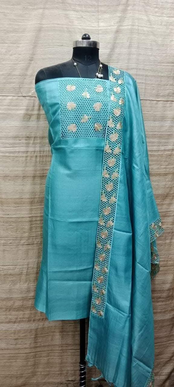 Tussar silk suits