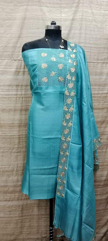 Tussar silk suits