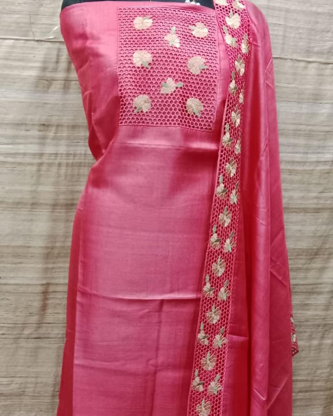 Tussar silk suits
