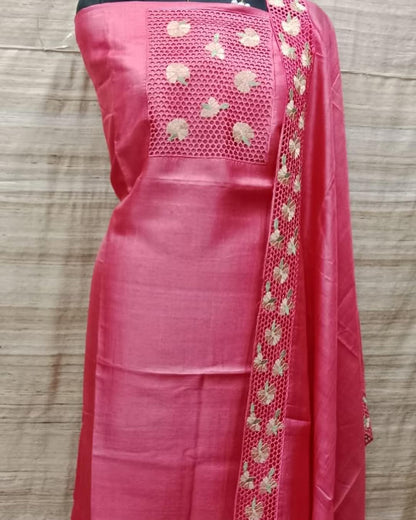 Tussar silk suits