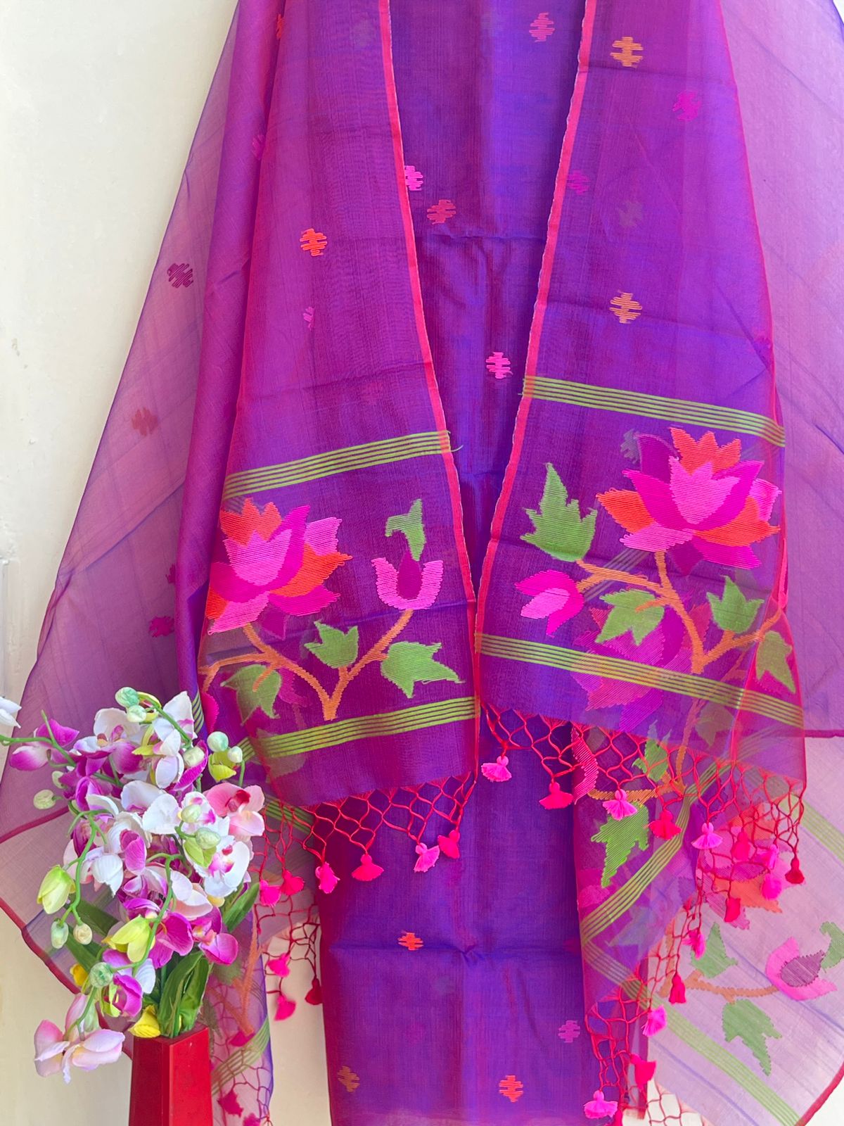 Jamdhani unstitched suits