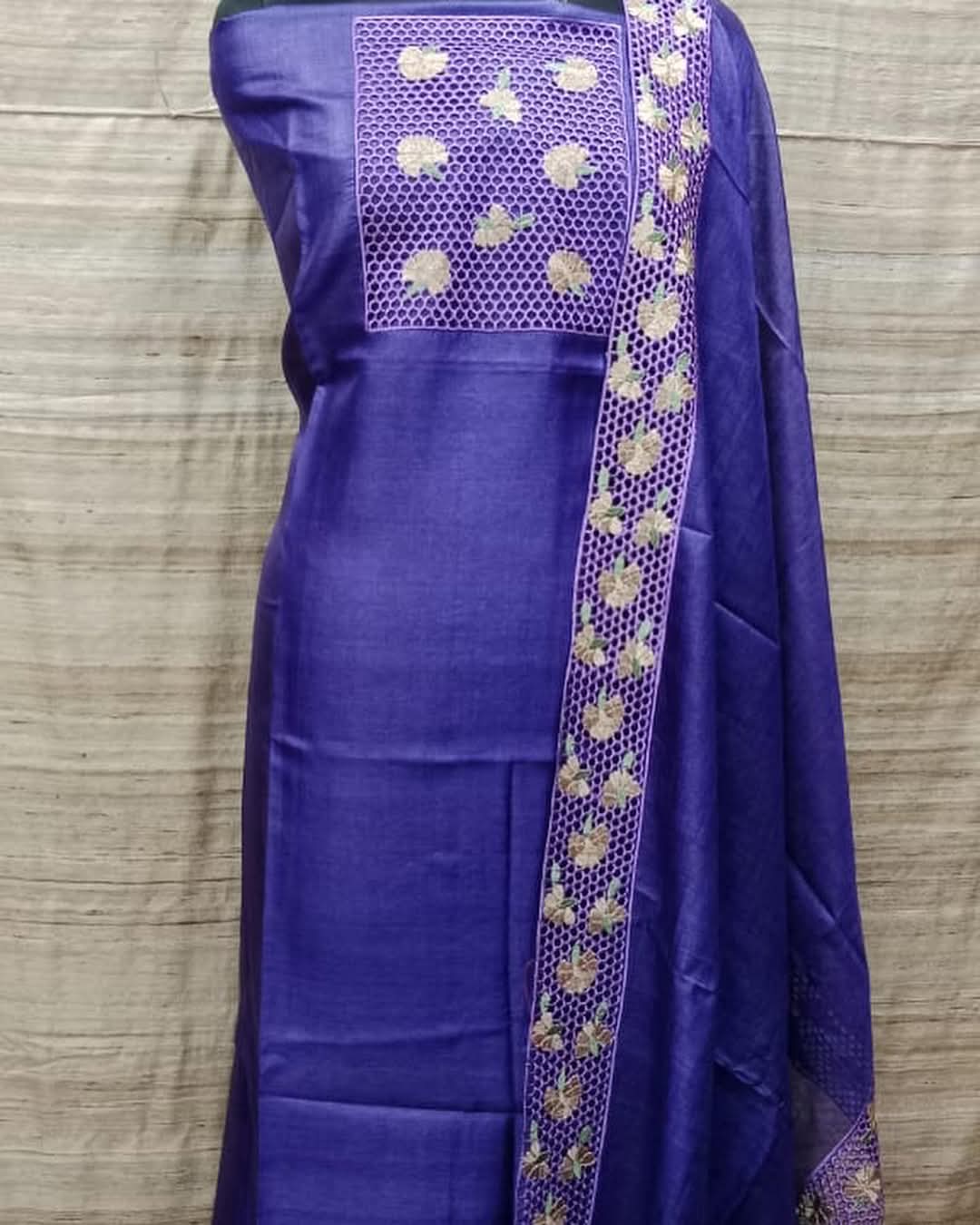 Tussar silk suits