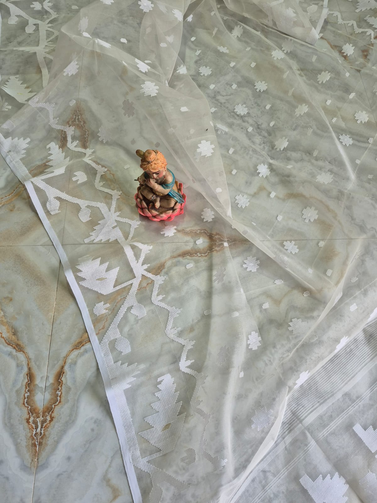 Resham silk jamdani sarees