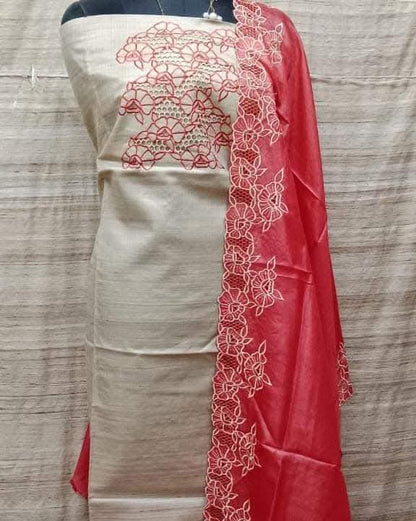 Tussar silk suits