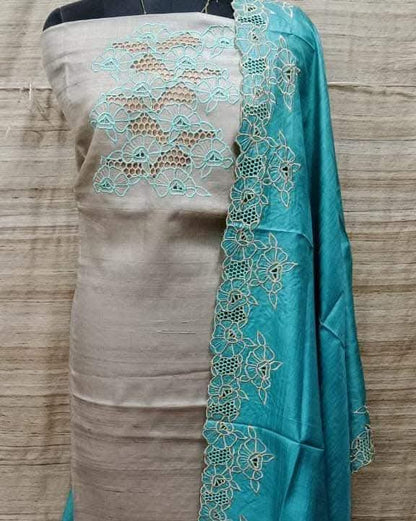 Tussar silk suits