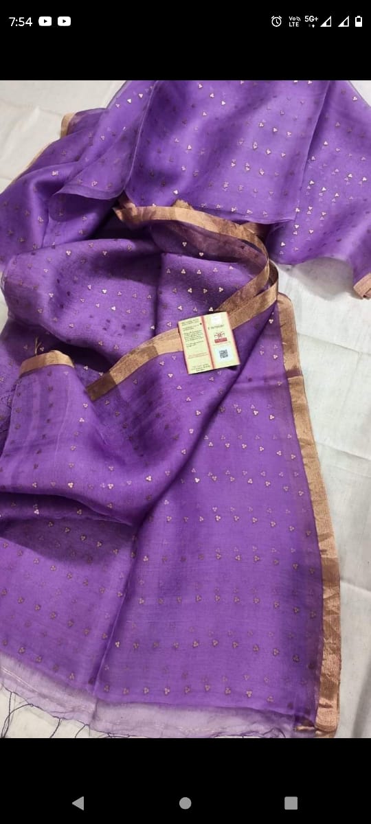 Muslin silk sarees