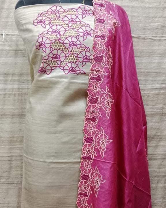 Tussar silk suits